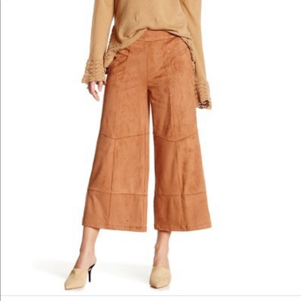 Nanette Lepore Faux Suede Nubuck Pants